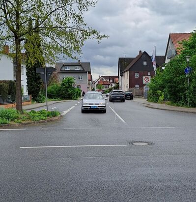 Kreuzung Beethovenstraße-Grabenstraße. Bild: SPD Hemsbach