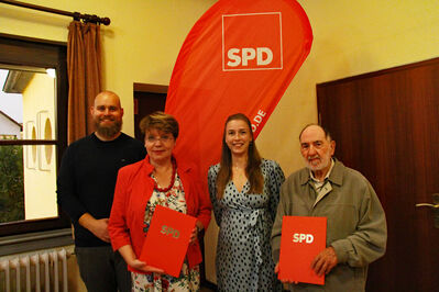 v.l. Clemens Domeier, Antje Löffel, Frauke Aschemann, Karl Gumb (Foto: Bodo Nakoinz)